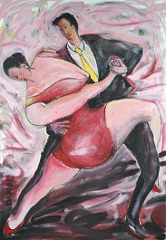 tango1 Acryl auf Leinwand 90x130cm