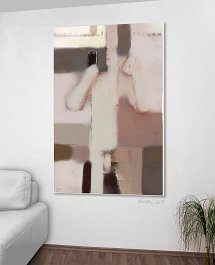 34417_Selfie Art print on 380g polycotton canvas